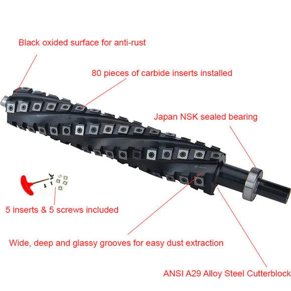 Spiral Cutterhead Thicknesser - Generic 15