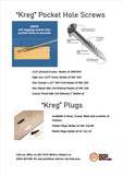 Kreg - Pocket Hole Joinery - High Low 1-1/4" Screws (500/Box)